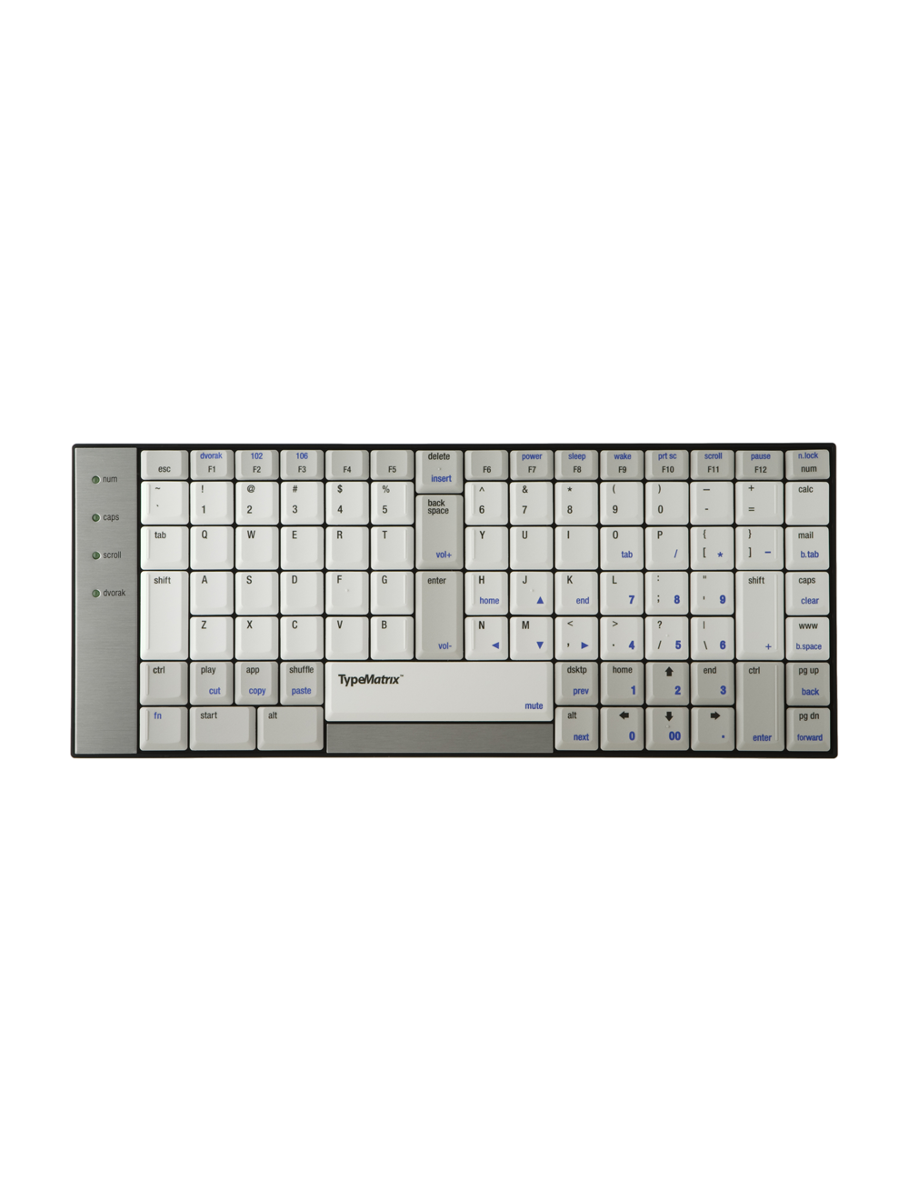 TypeMatrix 2030 Keyboard Qwerty US