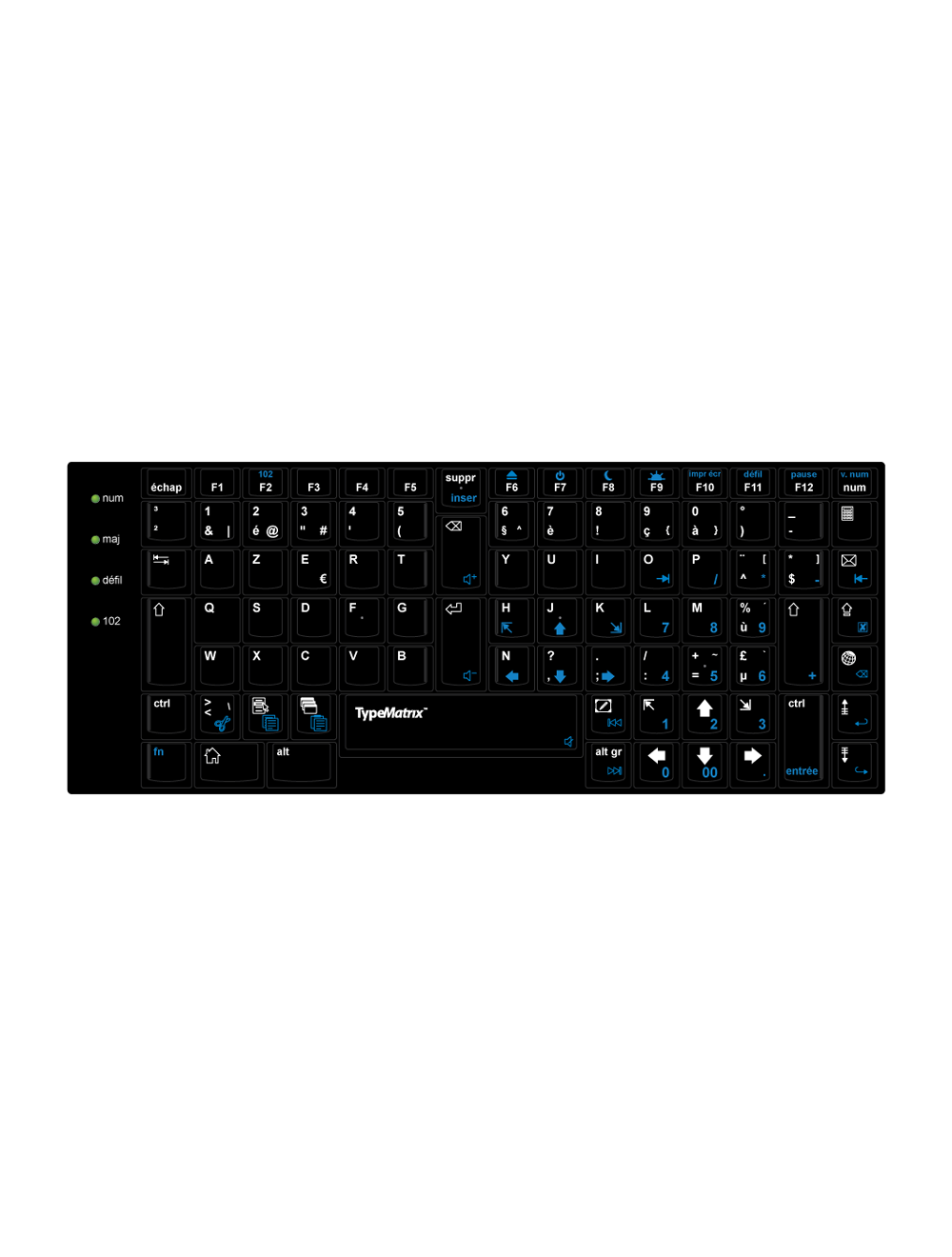 TypeMatrix 2030 Ergonomisch Toetsenbord