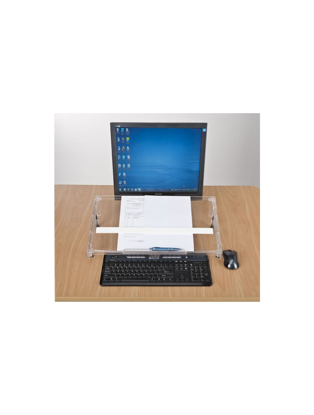 Regular Microdesk front view