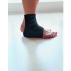 Magnetic Microfiber Ankle Brace Black