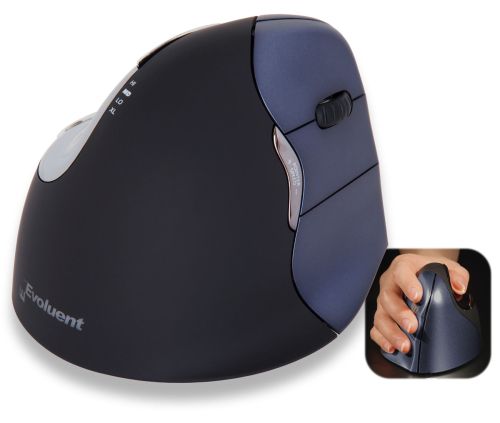 Ergonomische Verticaal Muis - Evoluent VerticalMouse 4 Rechts Draadloze